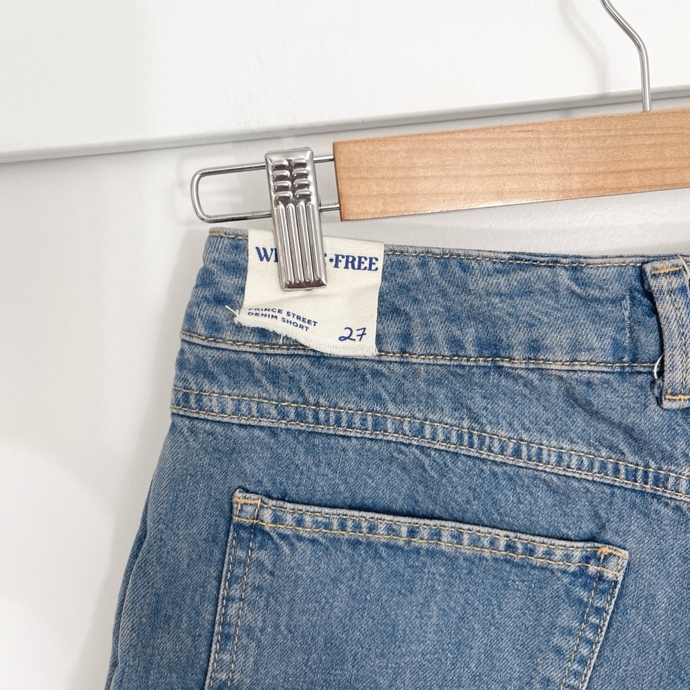 NWOT Free People Prince Street Denim Micro Shorts Size 27 - Picture 8 of 10